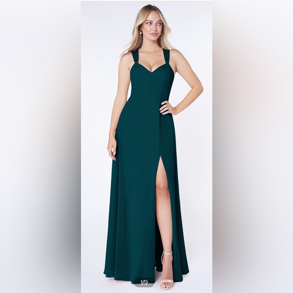 Azazie Jane Pine Dress